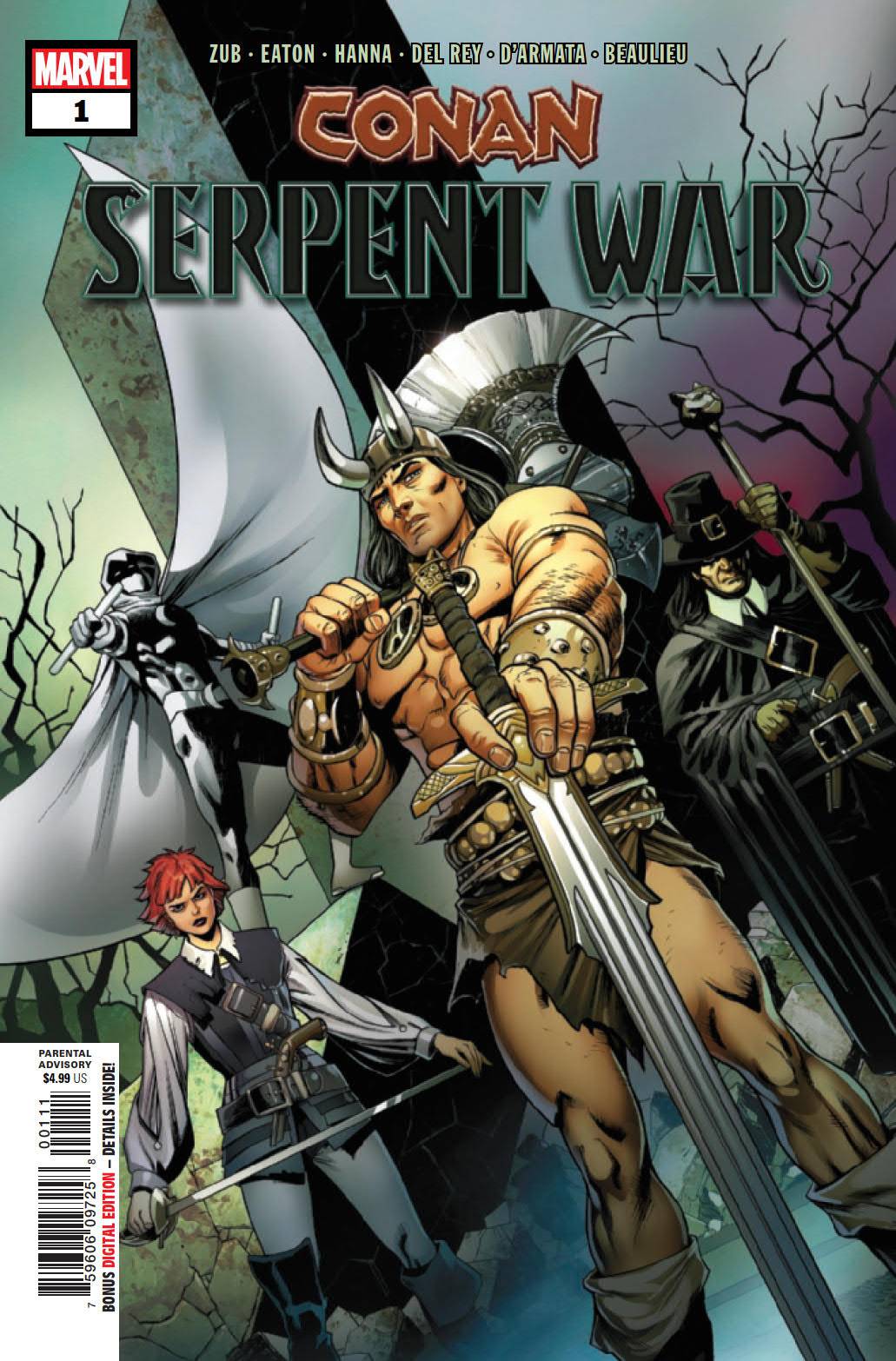 CONAN SERPENT WAR #4 CAMUNCOLI CONNECTING VARIANT MARVEL 2020 1st Print COMIC